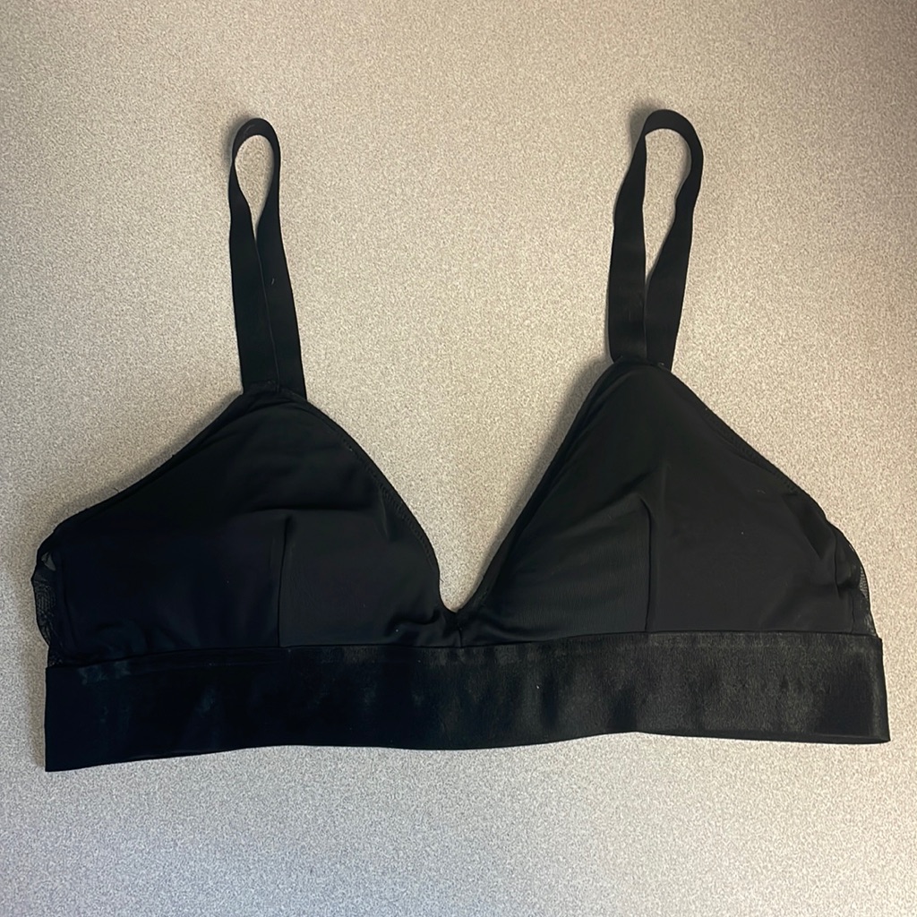 Black Triangular Bra